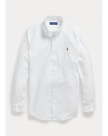 POLO RALPH LAUREN - Camicia Oxford Slim-Fit - Bianco