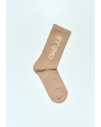 GAELLE - Cotton Socks - Beige