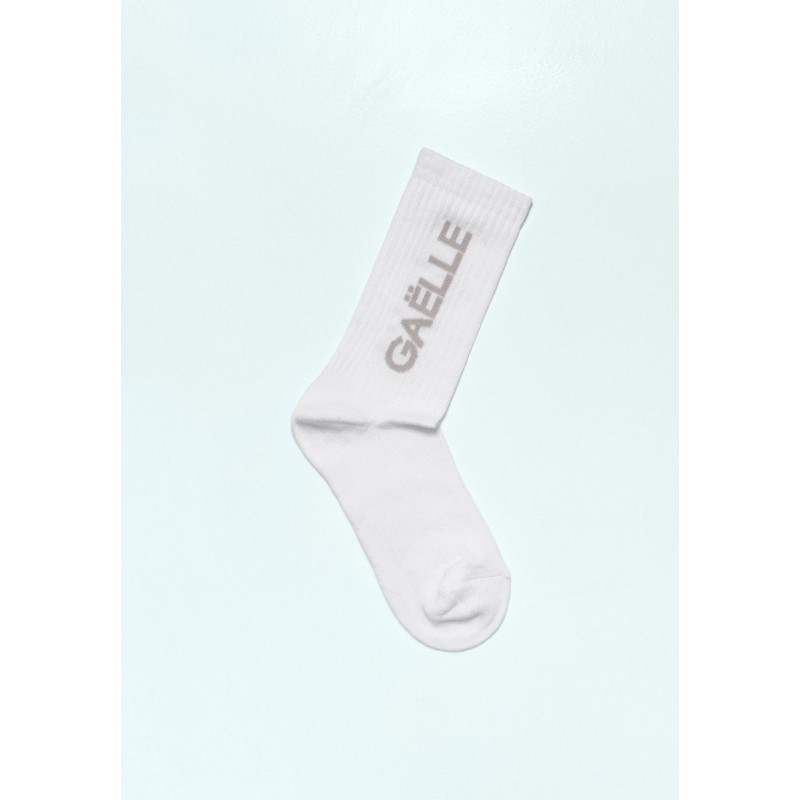 GAELLE - Cotton Socks - White