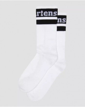 DR. MARTENS - Athletic logo socks - White/Black