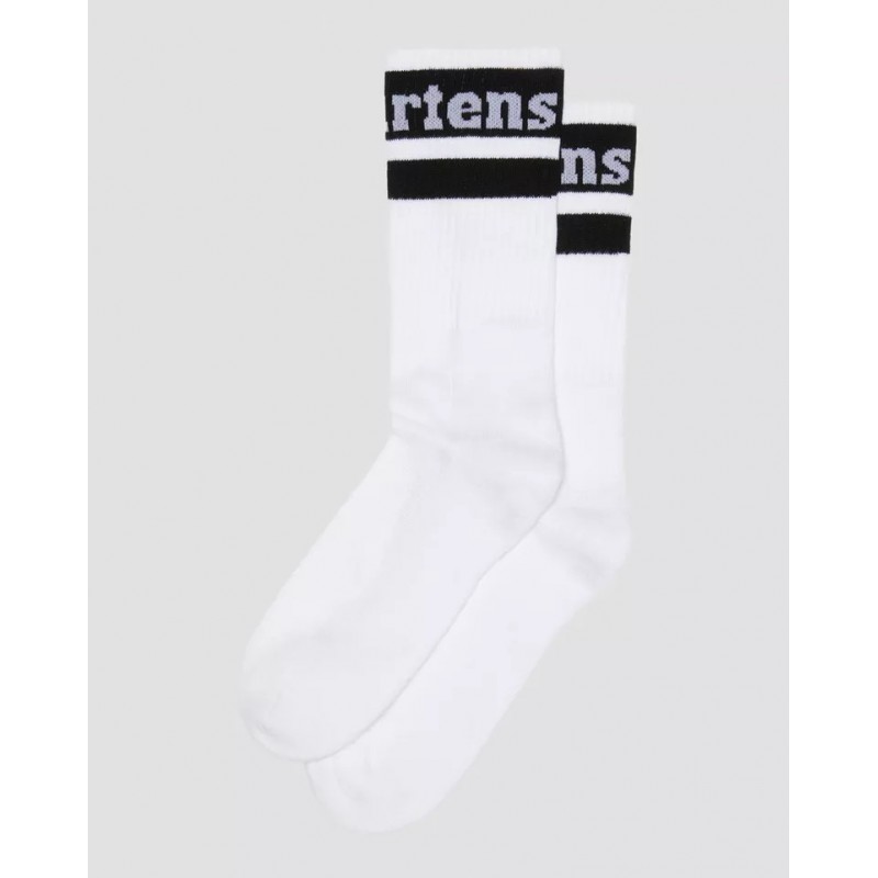 DR. MARTENS - Athletic logo socks - White/Black