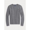 POLO RALPH LAUREN - Wool and cashmere braid sweater - Grey