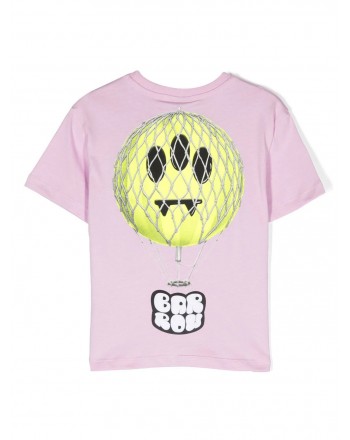 BARROW - T-shirt girocollo con stampa - Pink Lavander
