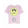 BARROW - Crew-neck T-shirt with print - Pink Lavander