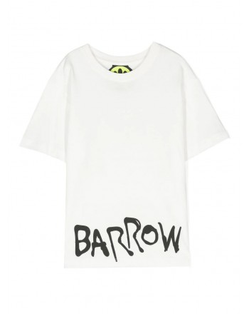 BARROW - T-shirt con stampa - Bianco