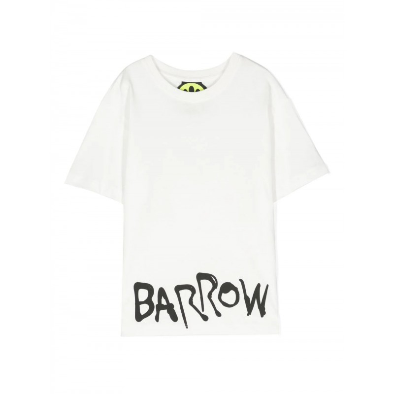 BARROW - T-shirt con stampa - Bianco