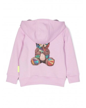 BARROW - Teddy Bear print sweatshirt - Pink