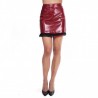 PINKO - Patent leather Miniskirt  - Red