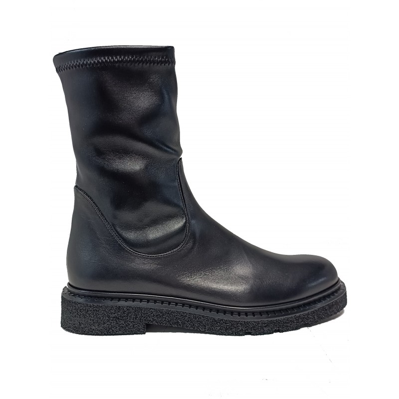 GUGLIELMO ROTTA - KANSAS DAVIDSON leather boot - Black