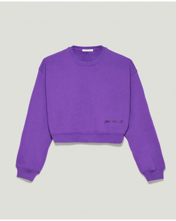 HINNOMINATE - Short Sweatshirt SKU: HNW906-V9 - Purple