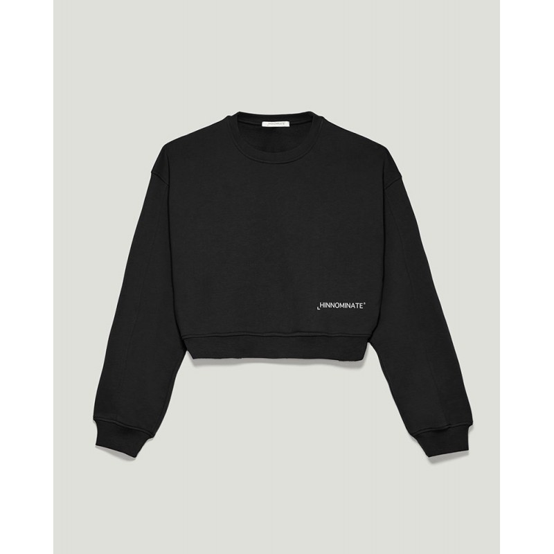 HINNOMINATE - Short Sweatshirt SKU: HNW90 - Black