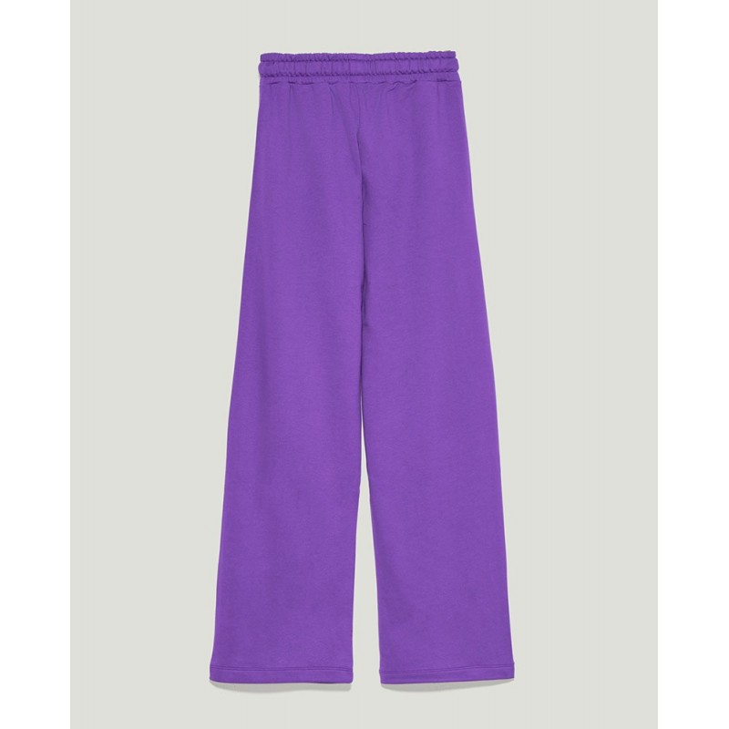 HINNOMINATE - Pantalone A Palazzo - Purple