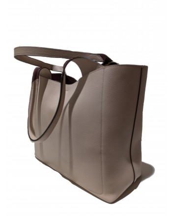 TOD'S - Leather Medium Bag - Natural