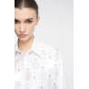 PINKO - BRIDPORT Cotton Shirt with Embroidery - White