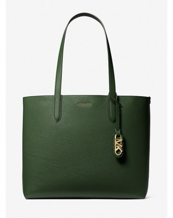 MICHAEL by MICHAEL KORS - ELISA XL Reversible Leather Bag - Amazon Green