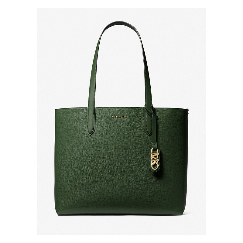 MICHAEL by MICHAEL KORS - ELISA XL Reversible Leather Bag - Amazon Green