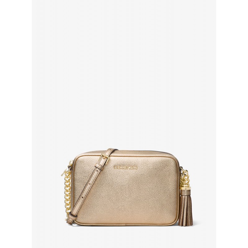 MICHAEL by MICHAEL KORS -  MD CAMERA BAG Leather Bag - Pale Gold