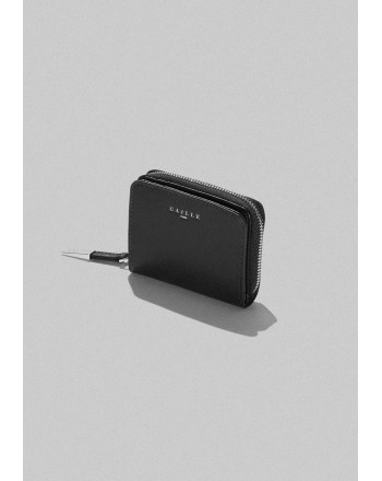 GAELLE - Mini Zipper Wallet - Black