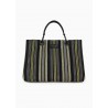 EMPORIO ARMANI - Mat MYEA Shopping Bag - Multicolor/Black