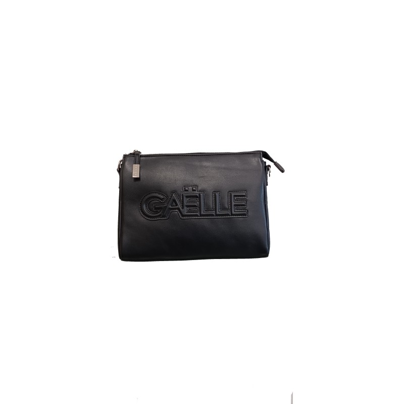GAELLE - Padded Logo Bag -Black