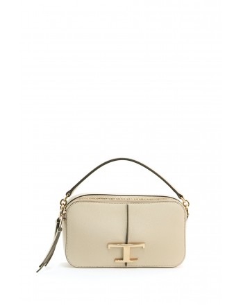 TOD'S - Leather CAMERA BAG - White