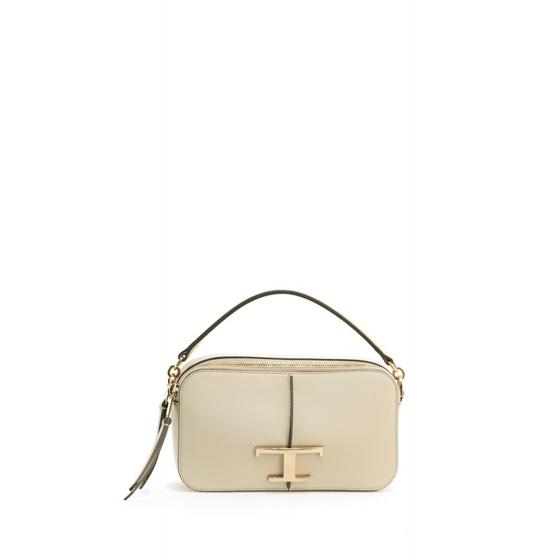 TOD'S - Leather CAMERA BAG - White