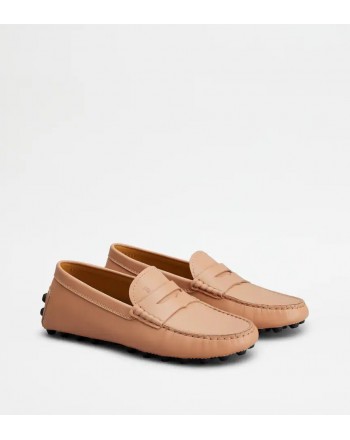 TOD'S - Leather Loafers - Rose Beige