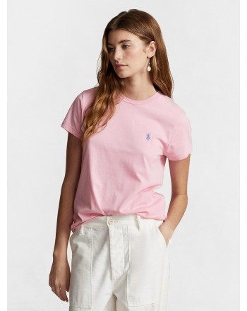 POLO RALPH LAUREN - T-Shirt in Cotone - Pink
