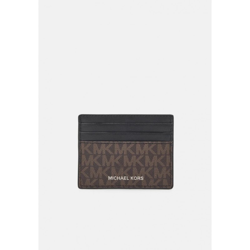 MICHAEL by MICHAEL KORS -  TALL CARD CASE Card Holder - Brown/Black