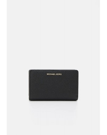 MICHAEL by MICHAEL KORS -  EMPIRE Leather Wallet - Black