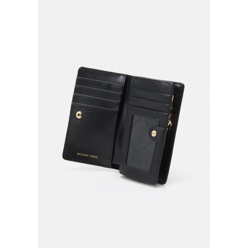 MICHAEL by MICHAEL KORS -  EMPIRE Leather Wallet - Black