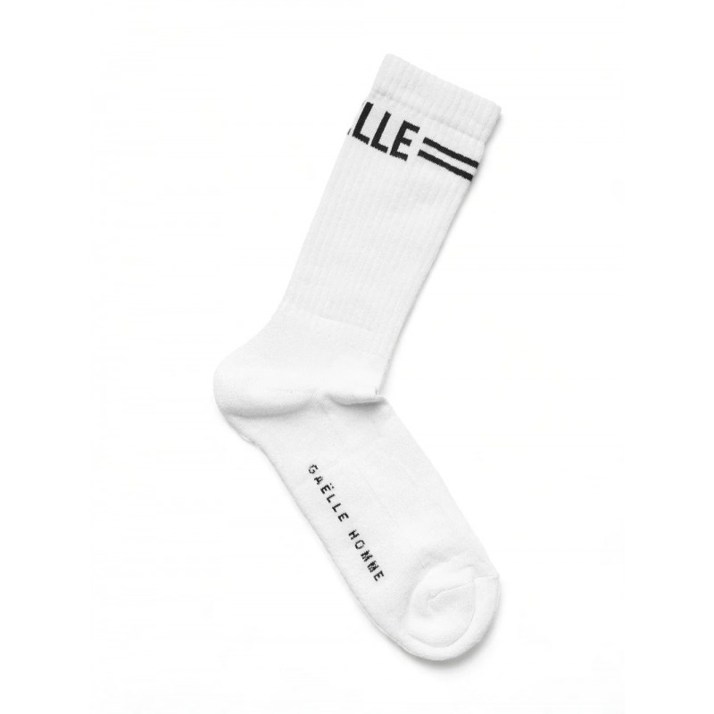 GAELLE - Logo Socks - White