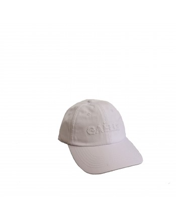 GAELLE - Baseball Cap with Logo - White
