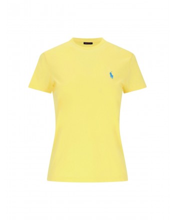 POLO RALPH LAUREN - Cotton T-Shirt - Yellow