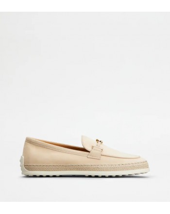 TOD'S - 92K Suede Loafers - Natural