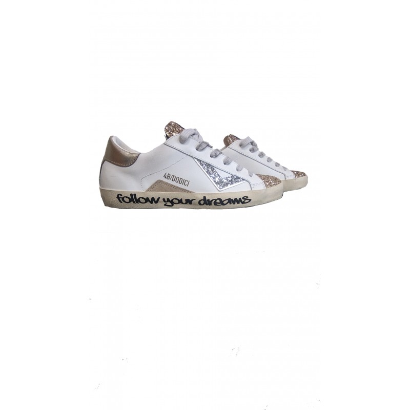 4B12 - SUPRIME DBS227 Sneakers - Platinum/White