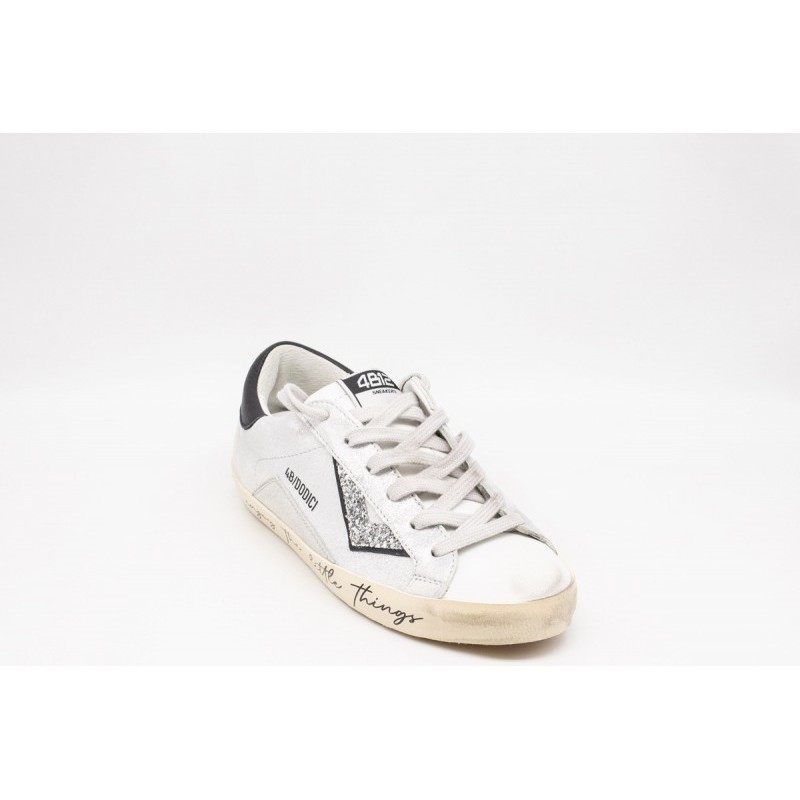 4B12 - Sneakers SUPRIME DBS240 - Silver/Bianco