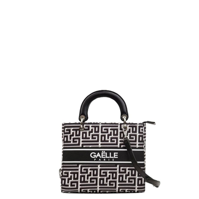 GAELLE - Canvas Shopper Bag - Black