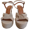 GUGLIELMO ROTTA - CLAIRE Suede Sandals - Skin