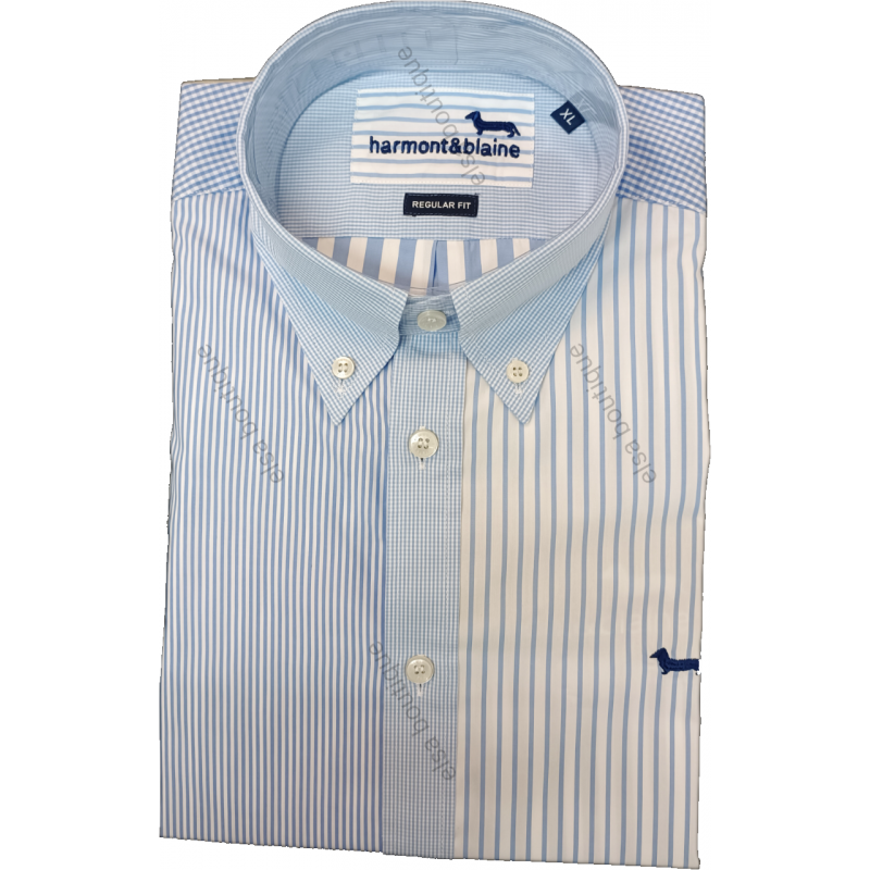 HARMONT AND BLAINE - Double Stripe Shirt - Italia