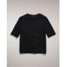 FAY - Piquet T-Shirt - Black