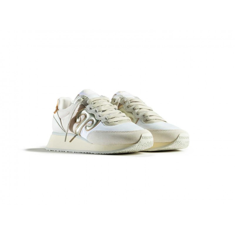 WUSHU -  Sneakers MASTER M455 - Bianco/Rame