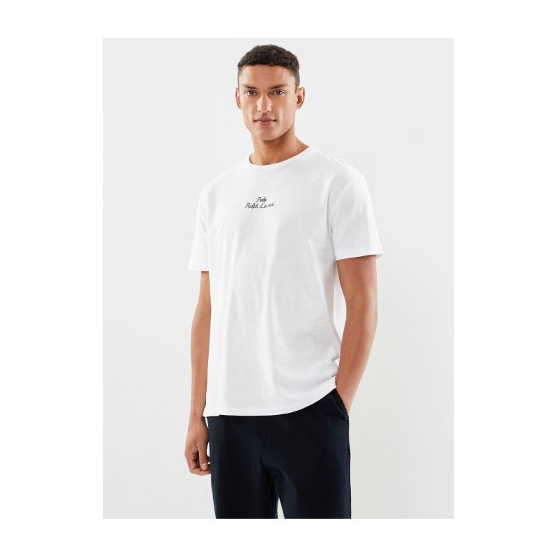 POLO RALPH LAUREN  - Embroiderd Logo T-Shirt - White