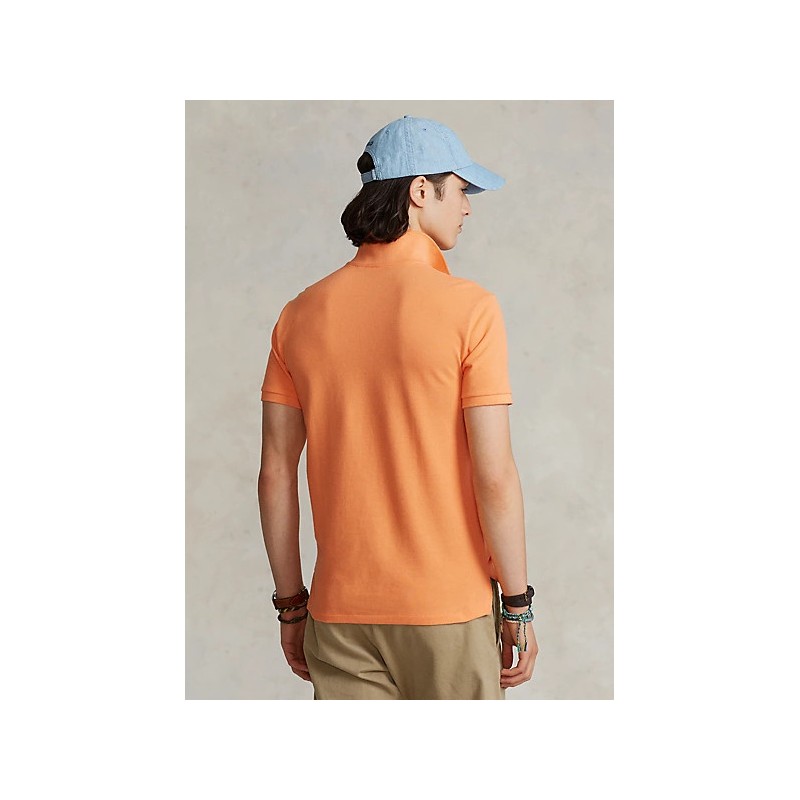 POLO RALPH LAUREN - Slim Fit Cotton Polo Shirt - Key West Orange