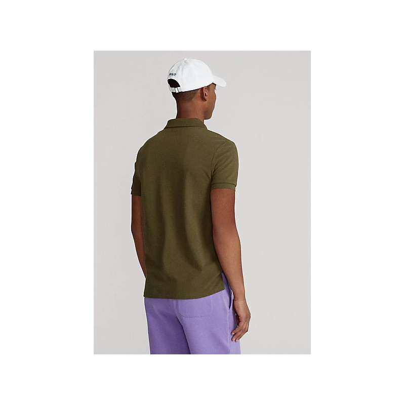 POLO RALPH LAUREN - Polo in Cotone Slim Fit - Canopy Olive