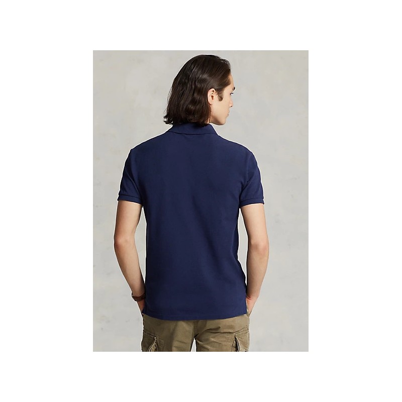 POLO RALPH LAUREN - Slim Fit Cotton Polo Shirt - Newport Navy