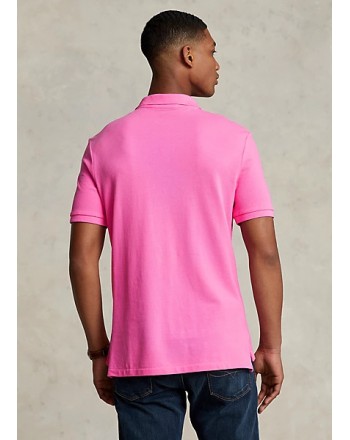 POLO RALPH LAUREN - Slim Fit Cotton Polo Shirt - Dalia Pink