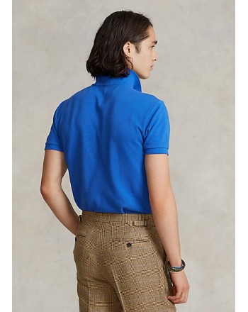 POLO RALPH LAUREN - Slim Fit Cotton Polo Shirt - New Iris Blue