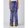 ETRO - Silk Patterned Trousers - Blue