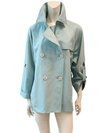 FAY - Short Doublebreasted Trench - Mint